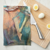 Tänzer in einer Landschaft von Edgar Degas Geschirrtuch (Viertel Falte)