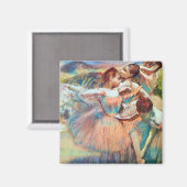 Tänzer in einer Landschaft von Edgar Degas Magnet (Vorderseite/Rückseite)