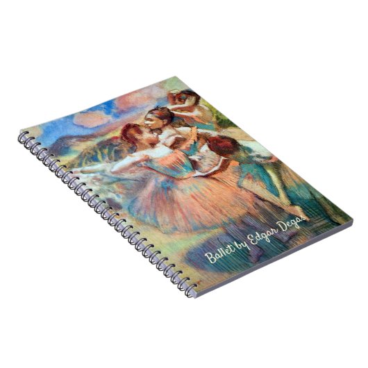 Tänzer in einer Landschaft von Edgar Degas Notizblock (Rechte Seite)