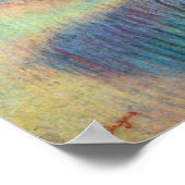 Tänzer in einer Landschaft von Edgar Degas Poster (Ecke)