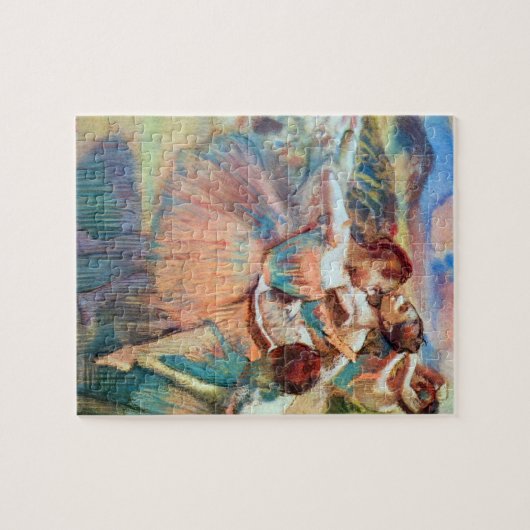 Tänzer in einer Landschaft von Edgar Degas Puzzle (Horizontal)