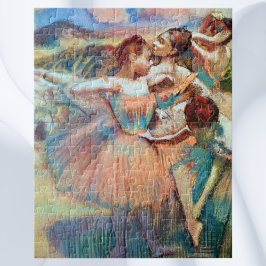 Tänzer in einer Landschaft von Edgar Degas Puzzle