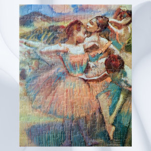 Tänzer in einer Landschaft von Edgar Degas Puzzle