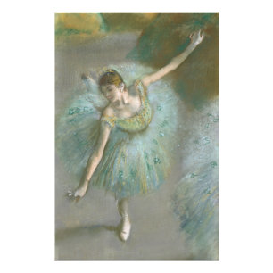 Tänzer in Green Edgar Degas Fotodruck