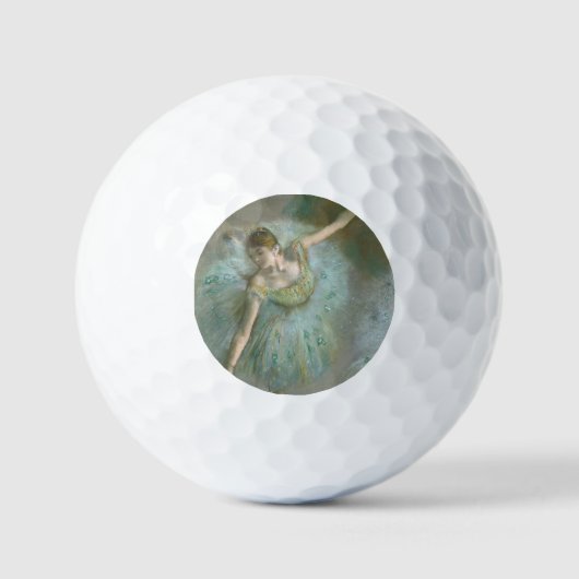 Tänzer in Green Edgar Degas Golfball (Vorderseite)