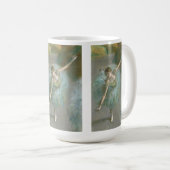 Tänzer in Green Edgar Degas Kaffeetasse (VorderseiteRechts)