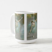 Tänzer in Green Edgar Degas Kaffeetasse (Vorderseite Links)