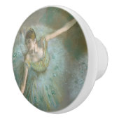 Tänzer in Green Edgar Degas Keramikknauf (Rechts)