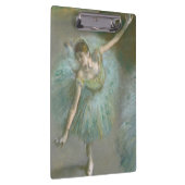 Tänzer in Green Edgar Degas Klemmbrett (Rechts)