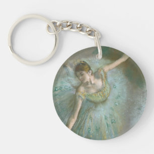 Tänzer in Green Edgar Degas Schlüsselanhänger