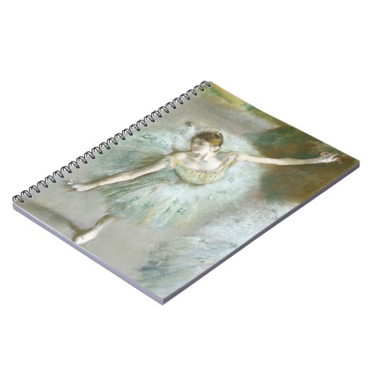 Tänzer in Grün | Edgar Degas Notizblock (Linke Seite)