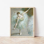 Tänzer in Grün | Edgar Degas Poster
