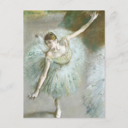 Tänzer in Grün | Edgar Degas Postkarte (Vorderseite)