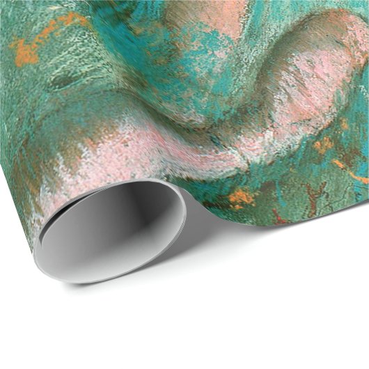 Tänzer in Grün von Edgar Degas    Geschenkpapier (Rolleneckpunkt)