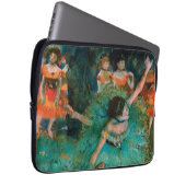 Tänzer in Grün von Edgar Degas Laptopschutzhülle (Vorne Rechts)