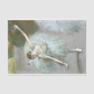 Tänzer in grünem Degas, Art Decoupage Seidenpapier