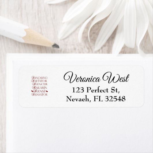 Tänzer in mehreren Sprachen Rumänisch Portugiesisc (Insitu)