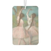 Tänzer in Pink Edgar Degas Autolufterfrischer (Rückseite)