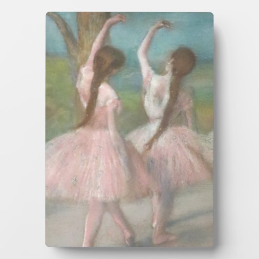 Tänzer in Pink Edgar Degas Fotoplatte (Vorderseite)