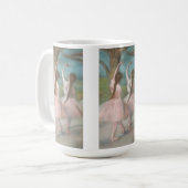 Tänzer in Pink Edgar Degas Kaffeetasse (Vorderseite Links)