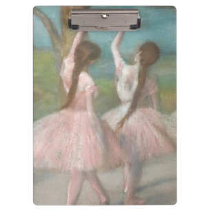Tänzer in Pink Edgar Degas Klemmbrett
