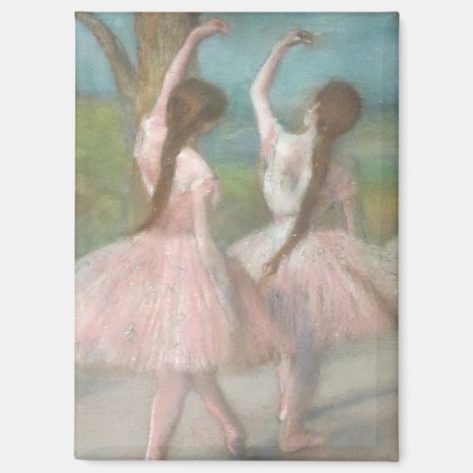 Tänzer in Pink Edgar Degas Magnet (Vorderseite)