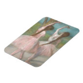 Tänzer in Pink Edgar Degas Magnet (Linke Seite)