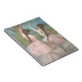 Tänzer in Pink Edgar Degas Notizblock (Rechte Seite)