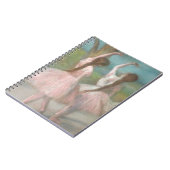 Tänzer in Pink Edgar Degas Notizblock (Linke Seite)