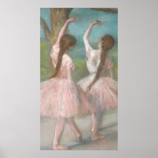 Tänzer in Pink Edgar Degas Poster (Vorne)