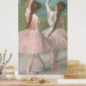 Tänzer in Pink Edgar Degas Poster (Küche)