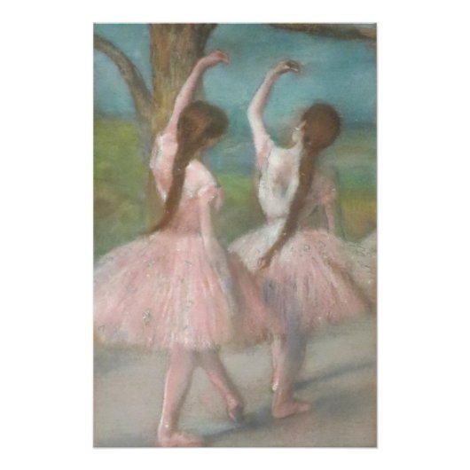 Tänzer in Pink Edgar Degas Poster (Vorderseite)