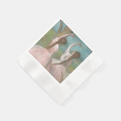 Tänzer in Pink Edgar Degas Serviette (Ecke)