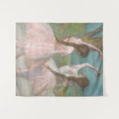 Tänzer in Pink Edgar Degas Wandteppich (Vorderseite (Horizontal))