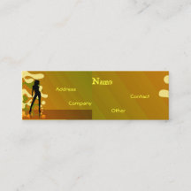 Tänzer in Retro Gold