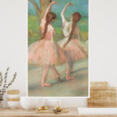 Tänzer in Rosa, c. 1885, Edgar Degas Poster (Küche)