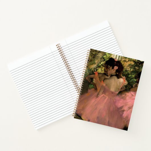 Tänzer in Rosa Notizblock (Innenseite)