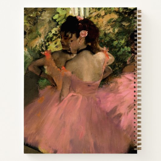 Tänzer in Rosa Notizblock (Rückseite)