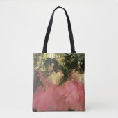 Tänzer in Rosa von Edgar Degas Tasche (Vorderseite)