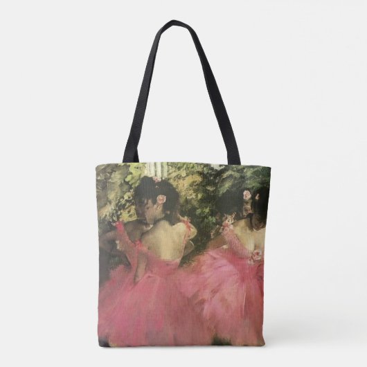 Tänzer in Rosa von Edgar Degas Tasche (Rückseite)