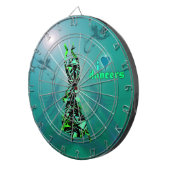 Tänzer *Jinx* Dartscheibe (Vorderseite rechts)