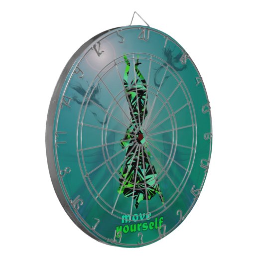 Tänzer *Jinx* Dartscheibe (Vorderseite Links)