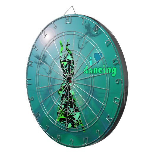 Tänzer *Jinx* Dartscheibe (Vorderseite rechts)