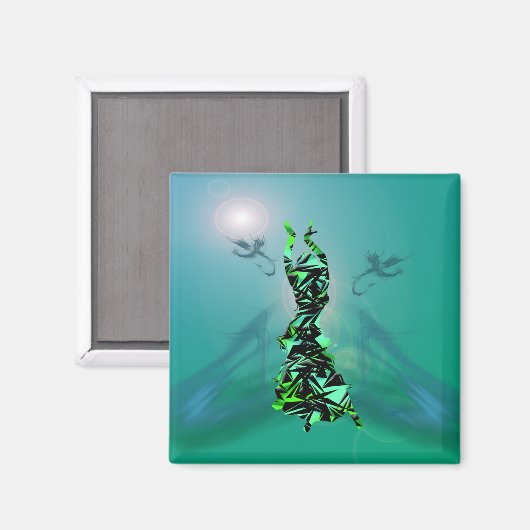 Tänzer *Jinx* Magnet (Vorderseite/Rückseite)