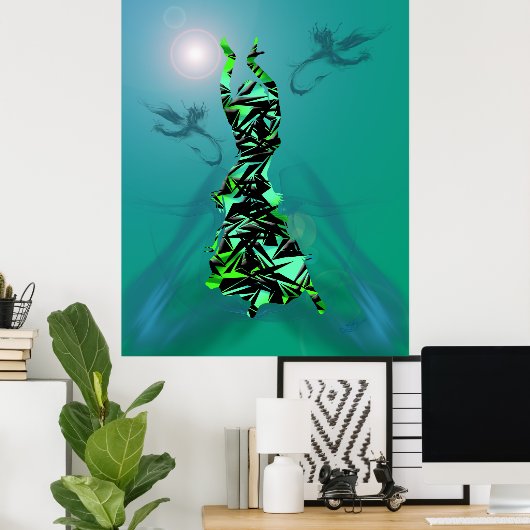 Tänzer *Jinx* Poster (Heimbüro)