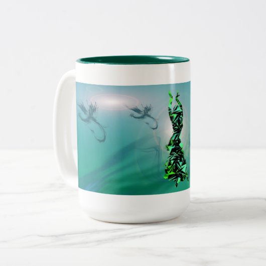 Tänzer *Jinx* Zweifarbige Tasse (Vorderseite Links)