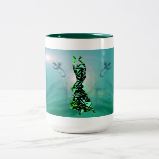 Tänzer *Jinx* Zweifarbige Tasse (Mittel)