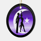 Tänzer Keramik Ornament (Links)