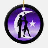 Tänzer Keramik Ornament (Hinten)