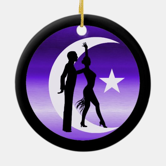 Tänzer Keramik Ornament (Hinten)